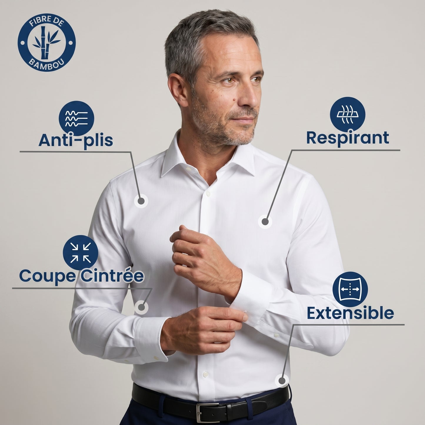 Chemise Infroissable 2.0